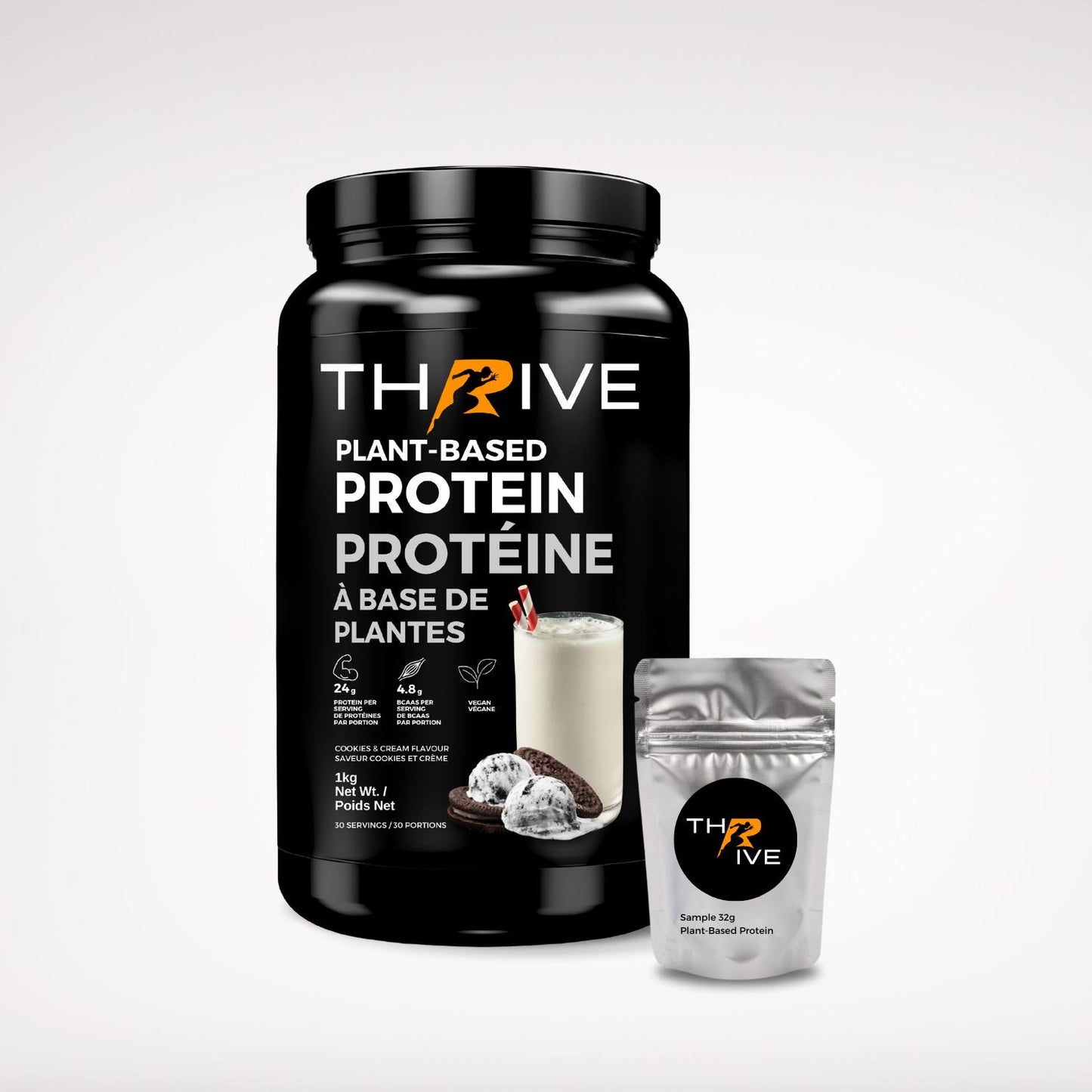 Thrive  Plant-Based Protein Sample Cookies & Cream