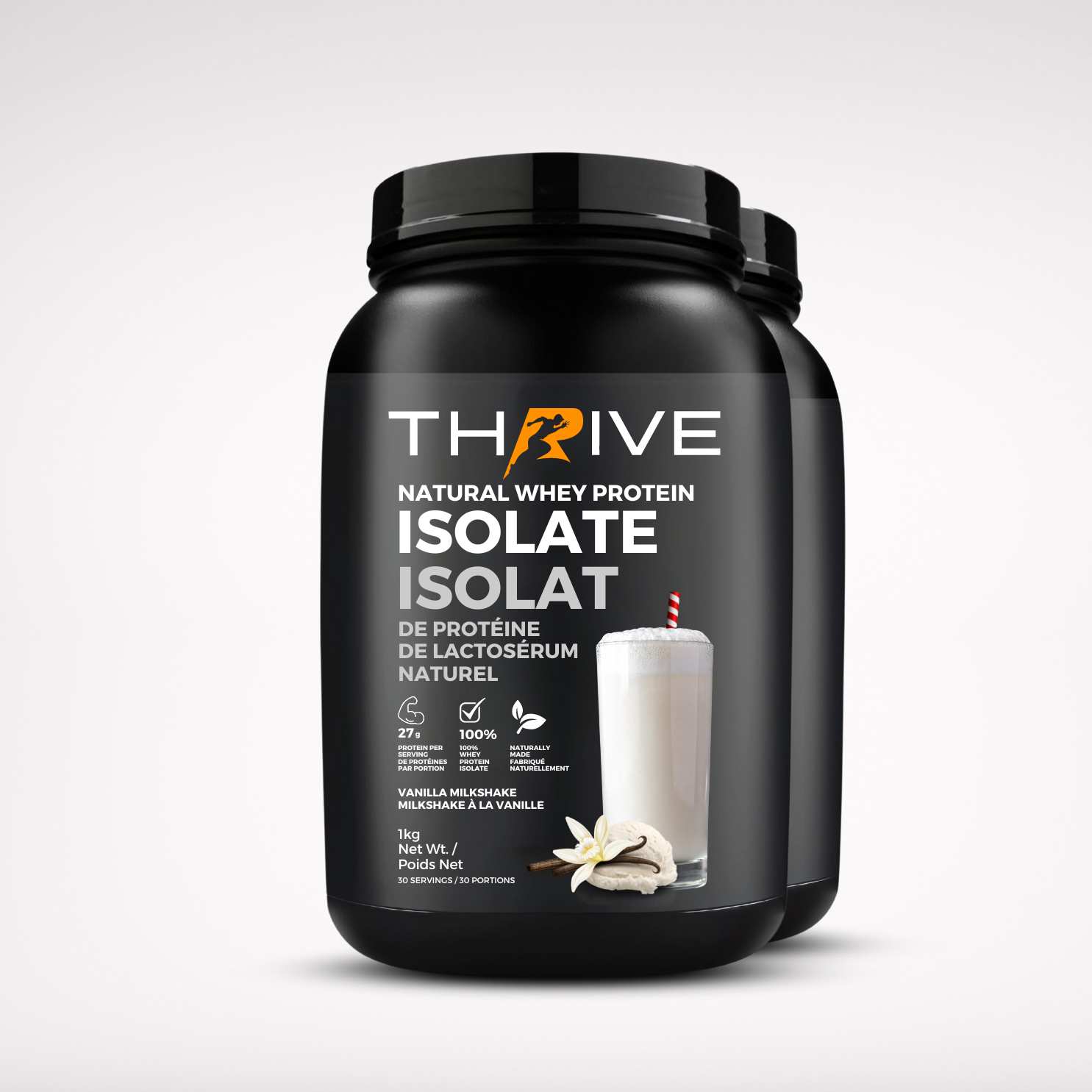 Natural Whey Protein Isolate (Vanilla) 2 Units