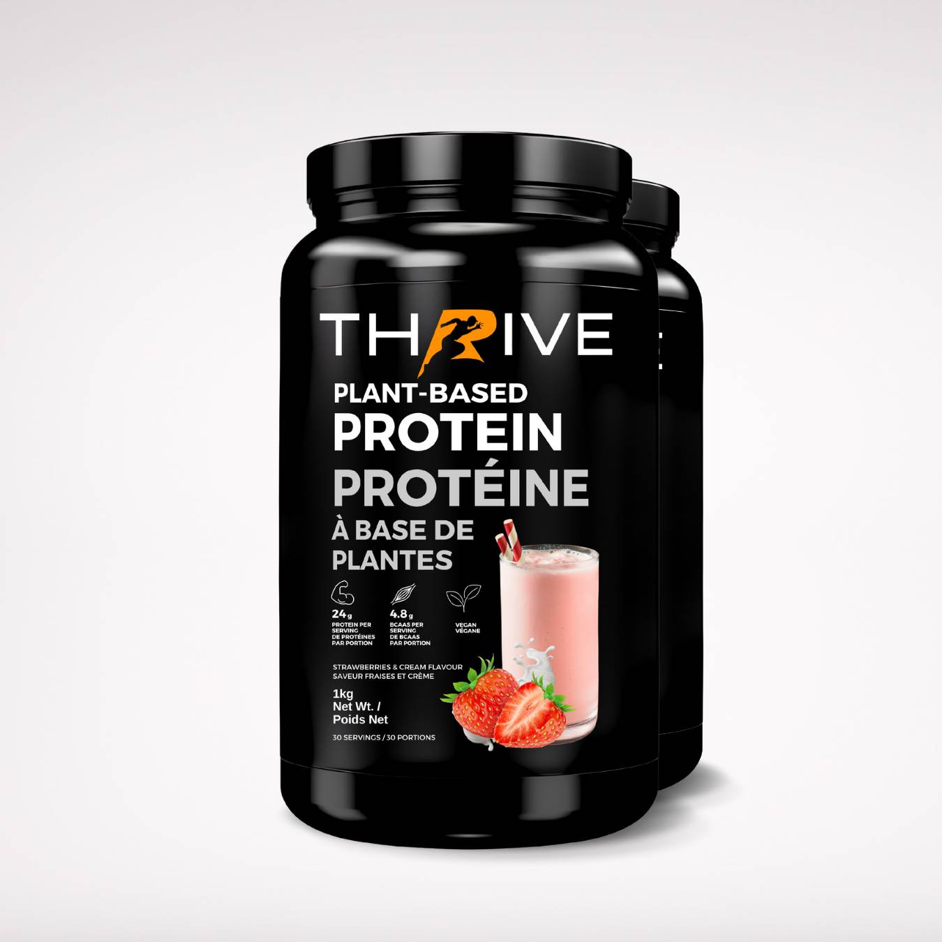 Thrive Plant-Based Protein Strawberries & Cream (2 Units)