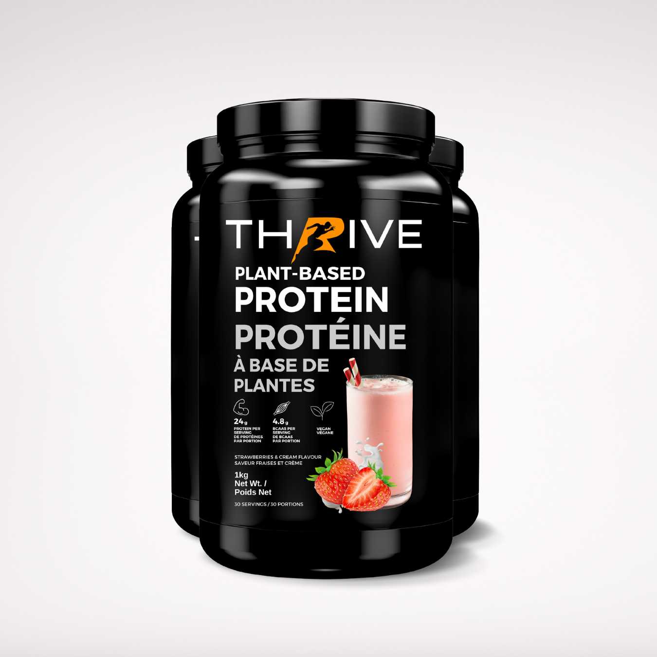 Thrive Plant-Based Protein Strawberries & Cream (3 Units)
