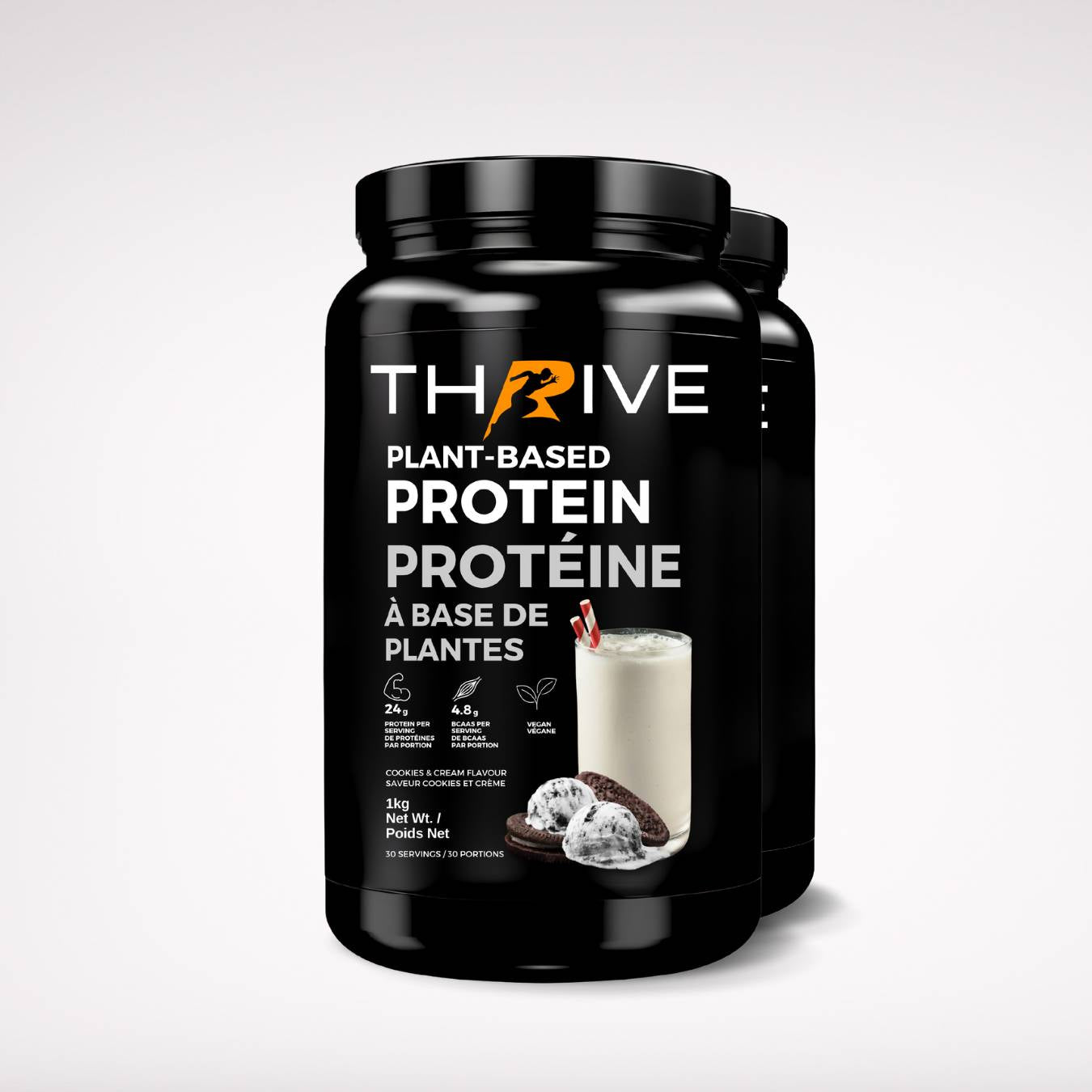 Thrive Plant-Based Protein Cookies & Cream (2 Units)