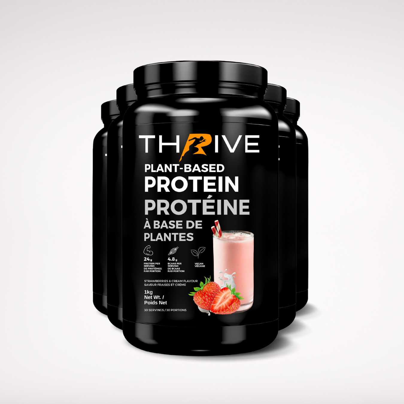 Thrive Plant-Based Protein Strawberries & Cream (5 Units)