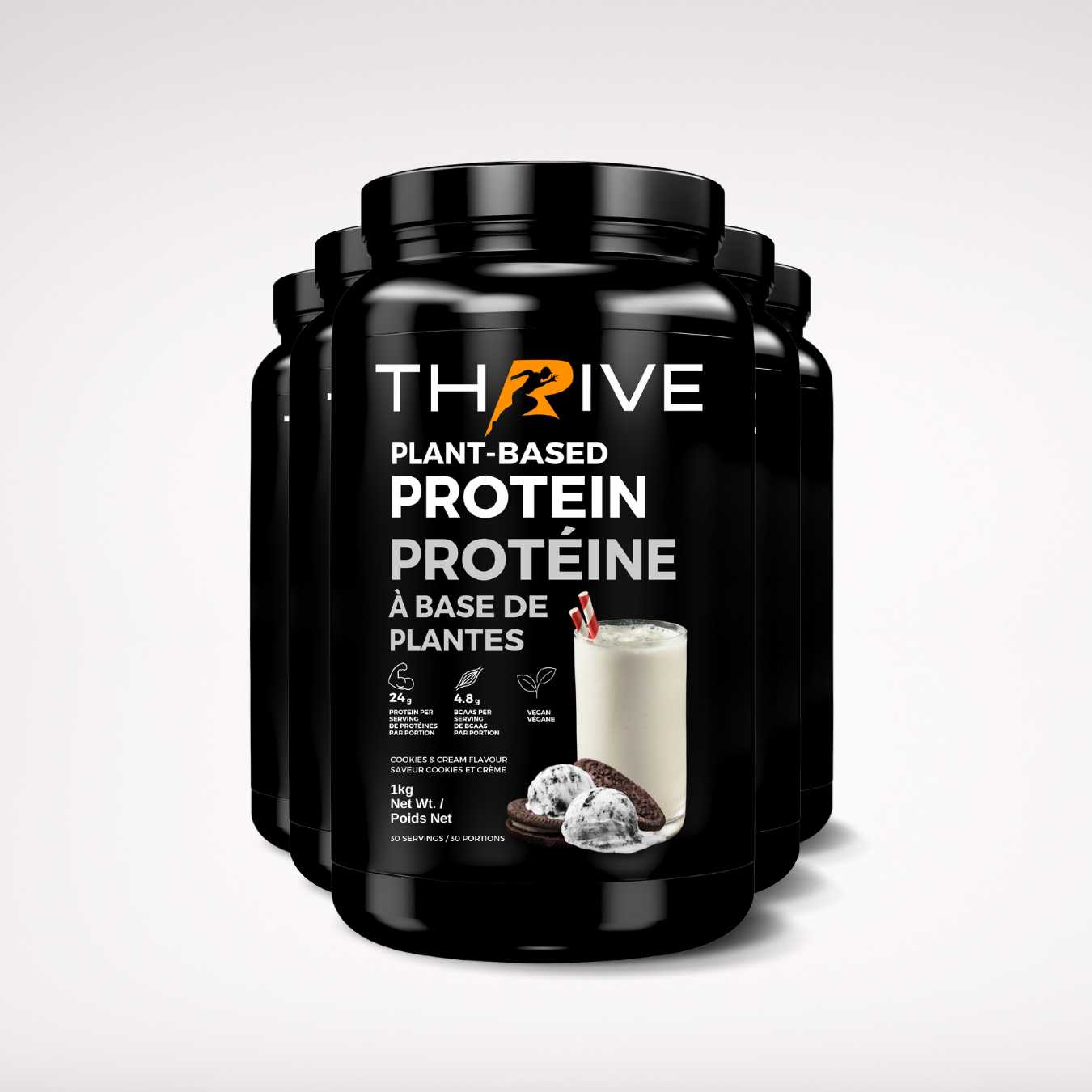 Thrive Plant-Based Protein Cookies & Cream (5 Units)