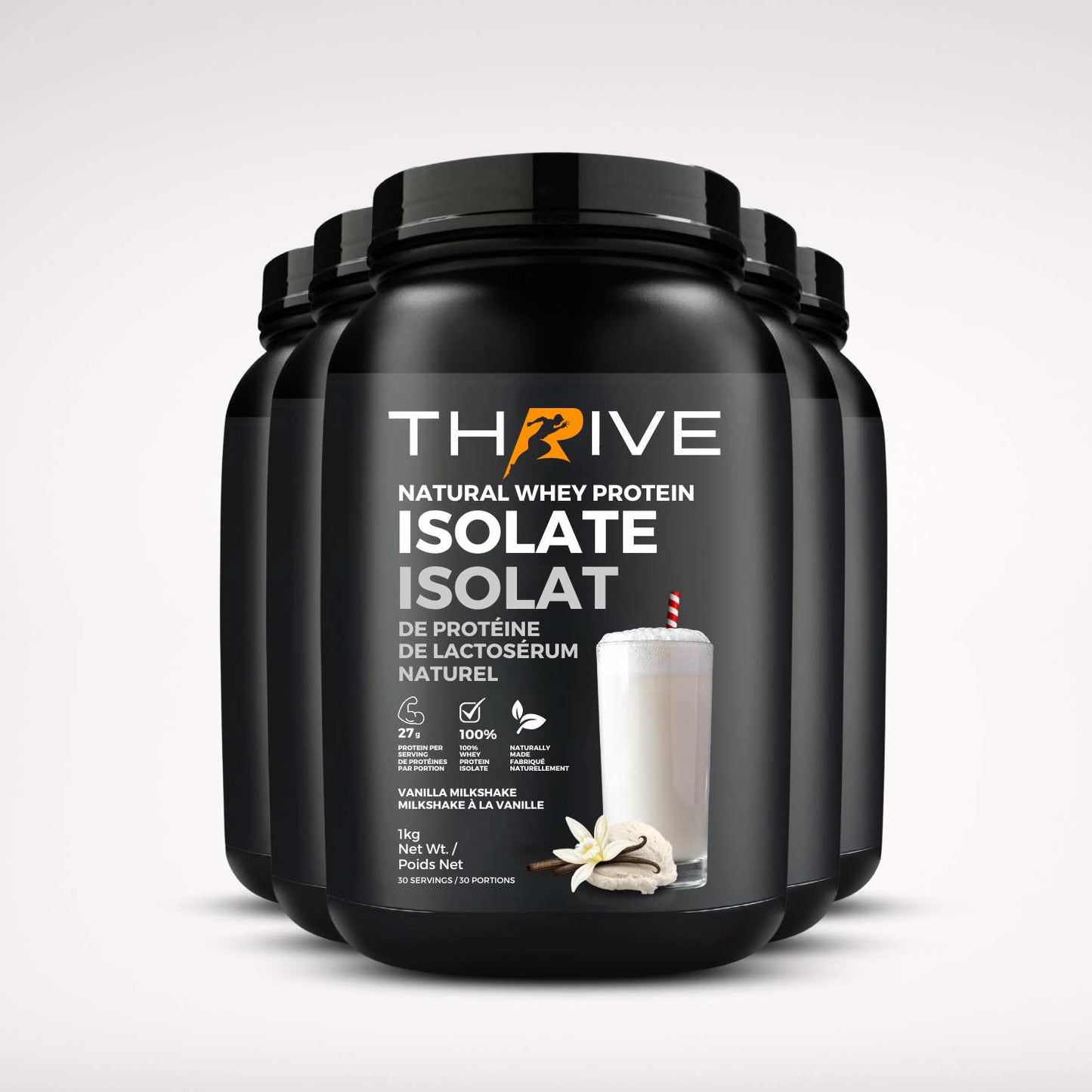 Natural Whey Protein Isolate (Vanilla) 5 Units