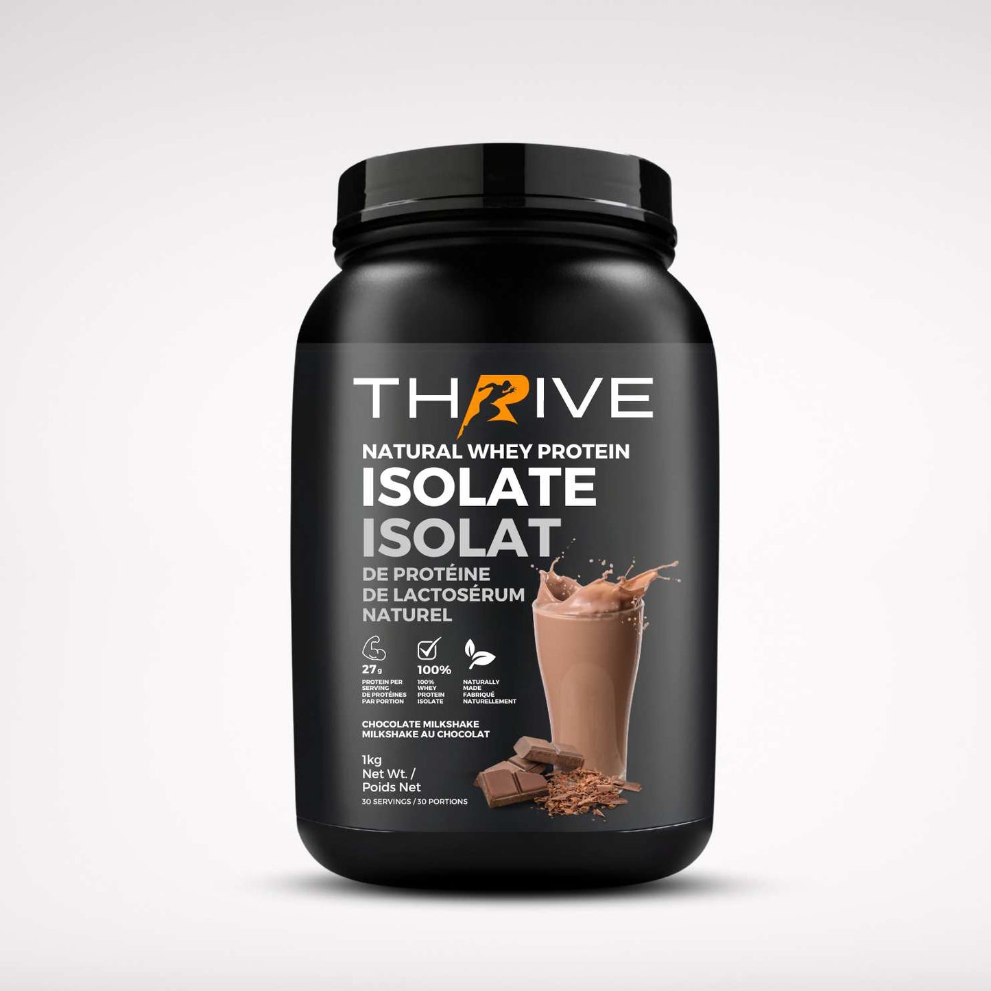 Natural Whey Protein Isolate (Chocolate)