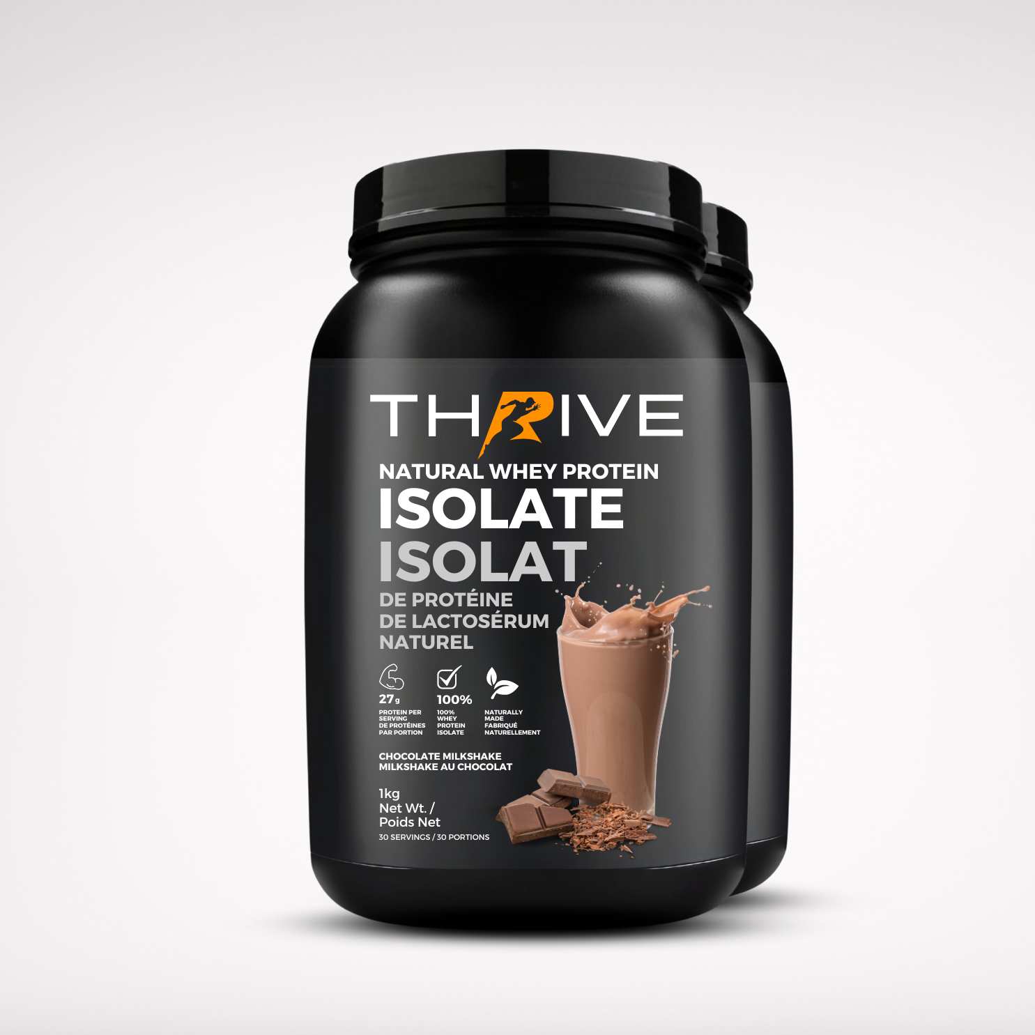 Natural Whey Protein Isolate (Chocolate) 2 Units