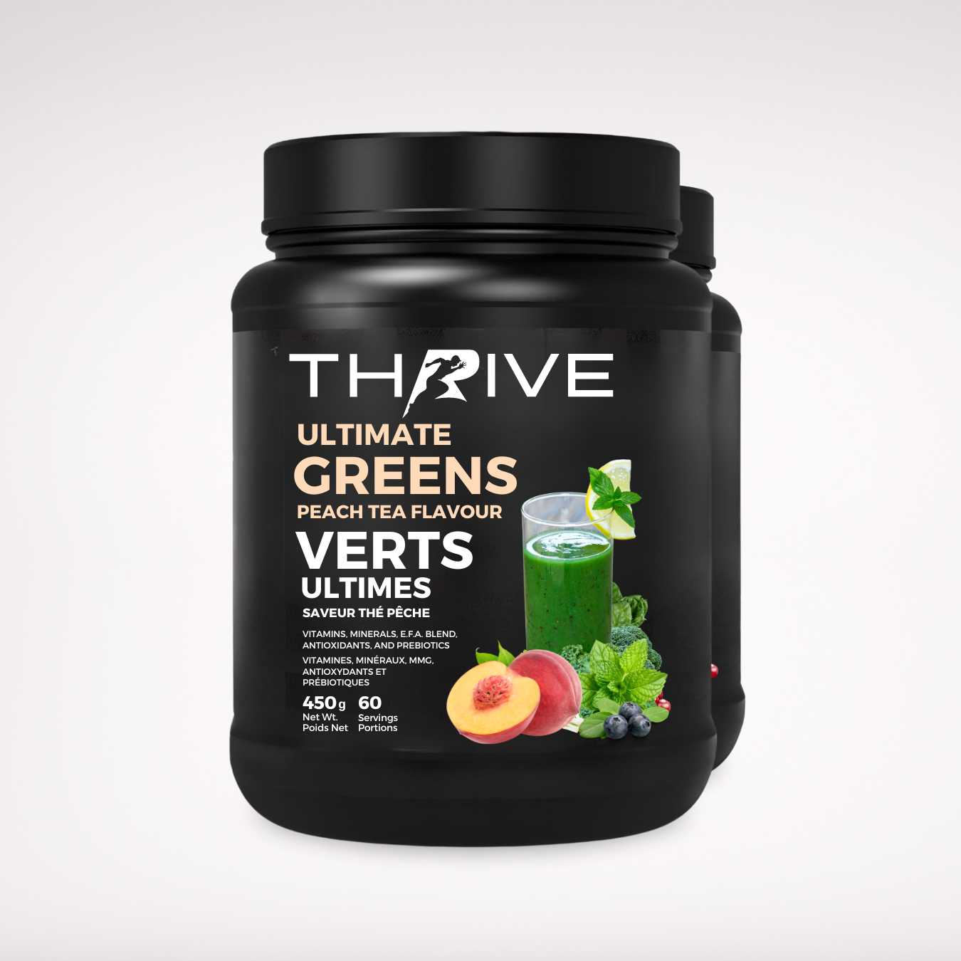 Thrive Ultimate Greens Peach Tea 2 Units