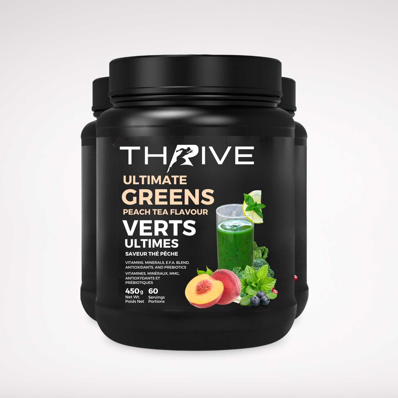 Thrive Ultimate Greens Peach Tea 3 Units