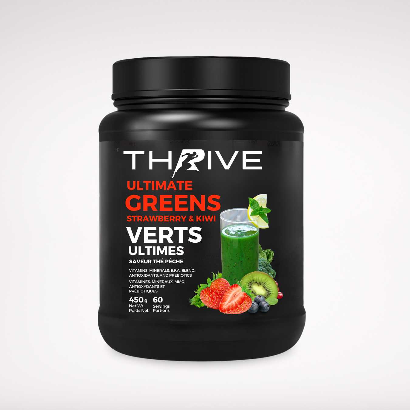 Thrive Ultimate Greens Strawberry & Kiwi 