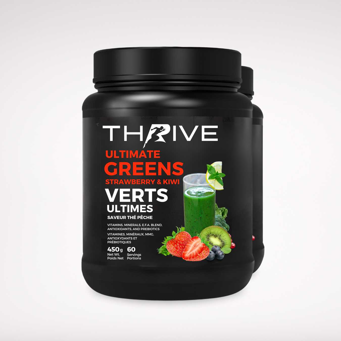 Thrive Ultimate Greens Strawberry & Kiwi 2 Units