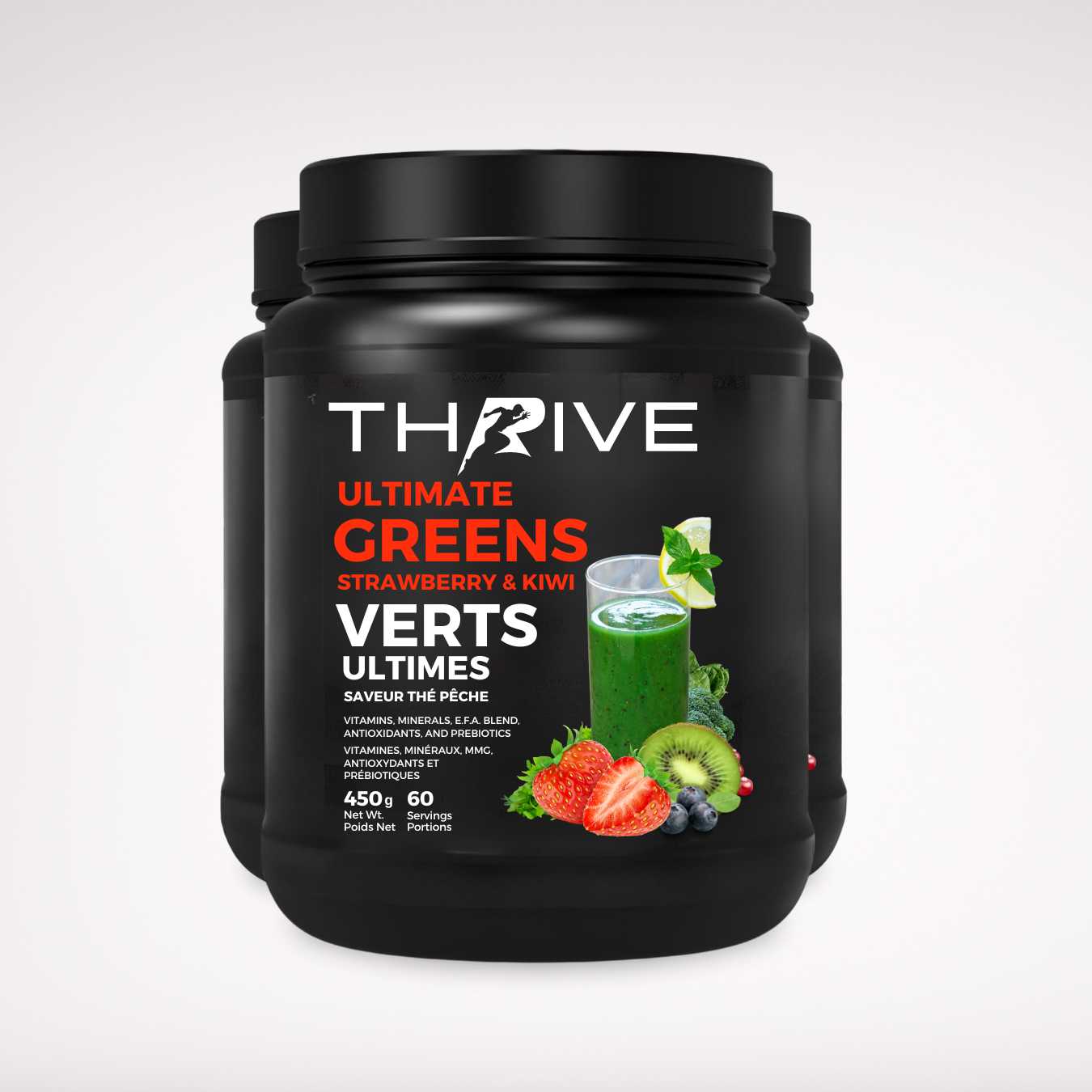 Thrive Ultimate Greens Strawberry & Kiwi 3 Units